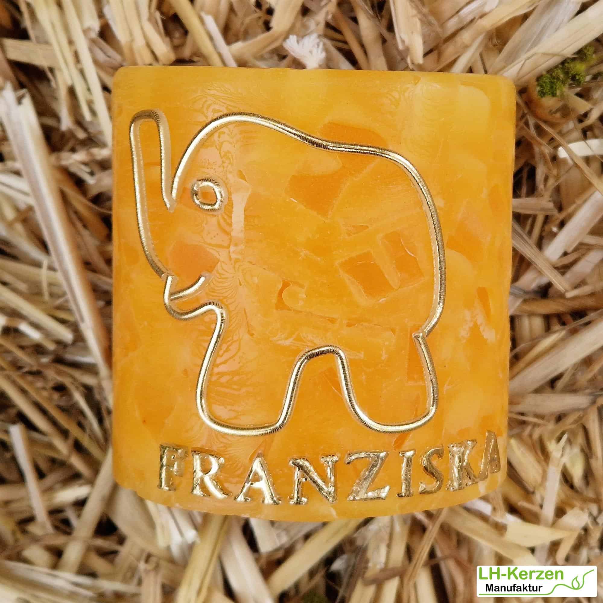 Kerzenbeschriftung Beschriftete Kerze